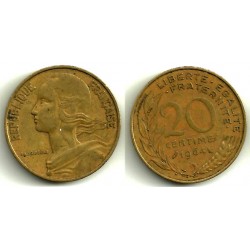 (930) Francia. 1964. 20 Centimes (BC)