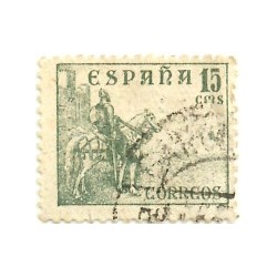 (1046)  1950. 15 Céntimos. Cid (Usado)