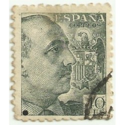 (925)  1940-45. 40 Céntimos. General Franco (Usado)