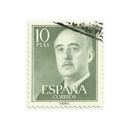 (1163)  1955. 10 Pesetas