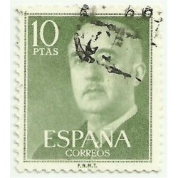 (1163)  1955. 10 Pesetas