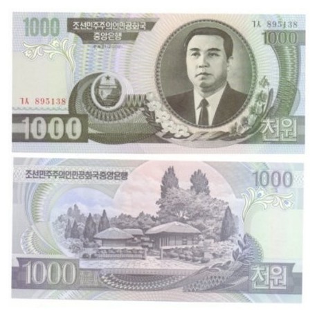 (45a) Corea del Norte. 2002. 1000 Won (SC)