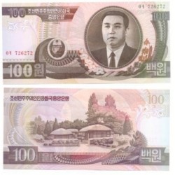 (43) Corea del Norte. 1992. 100 Won (SC)