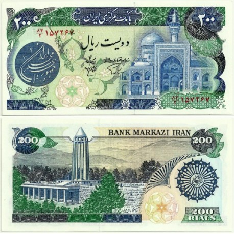 (127) Irán. 1981. 200 Rials (SC)