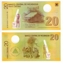 Nicaragua. 2007. 20 Córdobas (SC)