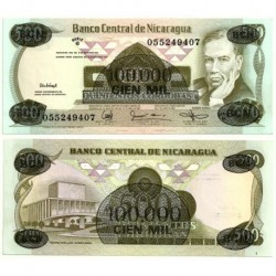 (149) Nicaragua. 1987. 100000 Cordobas (SC)