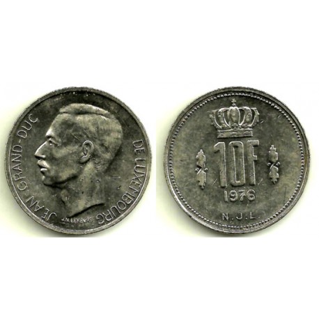 Luxemburgo. 1976. 10 Francs (MBC)