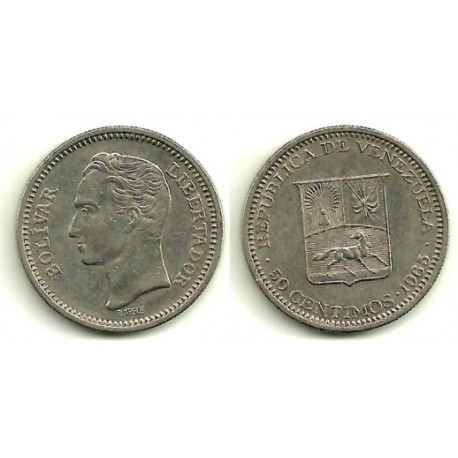 (Y41) Venezuela. 1965. 50 Centimos (MBC)