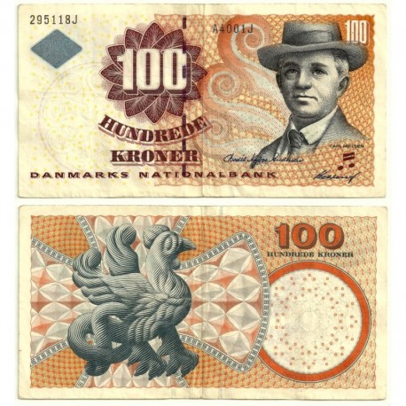 (56b) Dinamarca. 2000. 100 Kroner (BC)