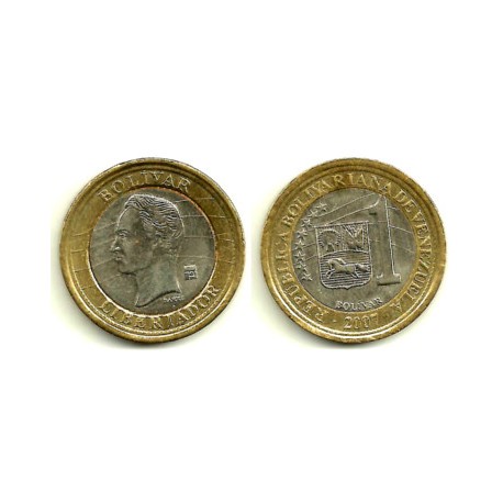 (Y93) Venezuela. 2007. 1 Bolivar (MBC+)