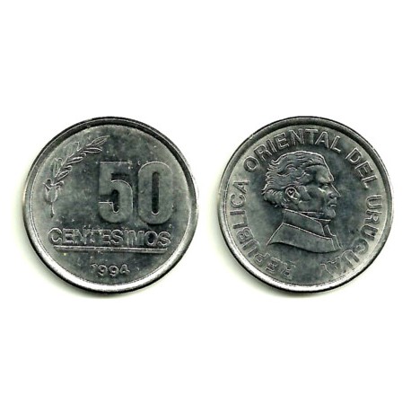 (106) Uruguay. 1994. 50 Centesimos (MBC+)