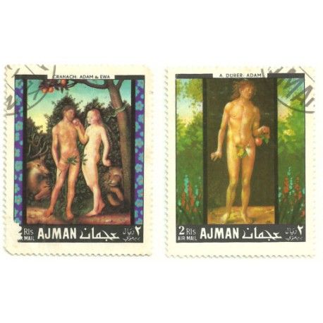 Emiratos Árabes Unidos (Ajman). Lote Pintura