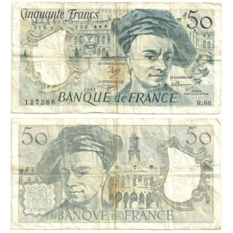 (152e) Francia. 1991. 50 Francs (BC)