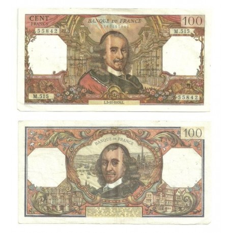 (149.c) Francia. 1970. 100 Francs (MBC)