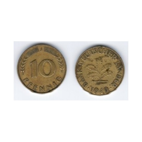 (103) Alemania. 1949(J). 10 Pfennig (MBC)