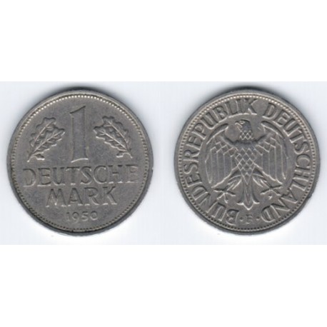 (110) Alemania. 1950(F). 1 Mark (MBC)