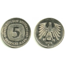 Alemania. 1975(G). 5 Mark (MBC)