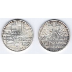 (142.1) Alemania. 1975(F). 5 Mark (SC) (Plata)