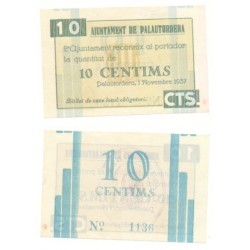 Palautordera [1937] Billete de 10 Cèntims (SC)