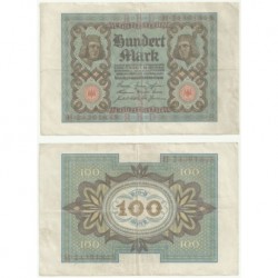 (69) Imperio Alemán (Weimar). 1920. 100 Mark (MBC)