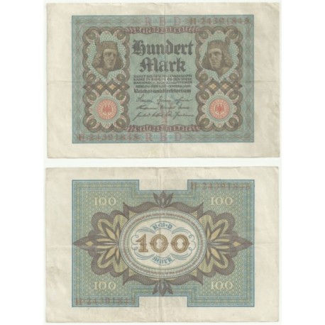 (69) Imperio Alemán (Weimar). 1920. 100 Mark (MBC)