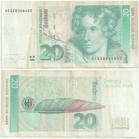 (39) Alemania. 1993. 20 Mark (BC)