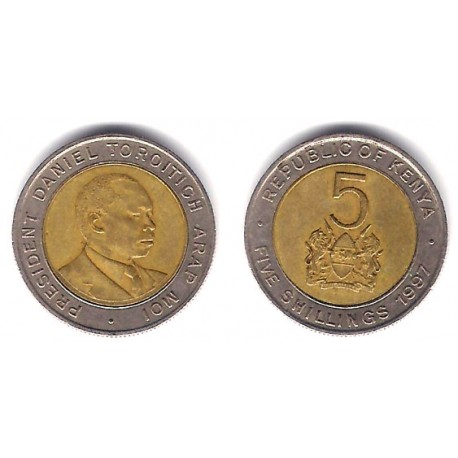 (30) Kenia. 1997. 5 Shillings (MBC-)