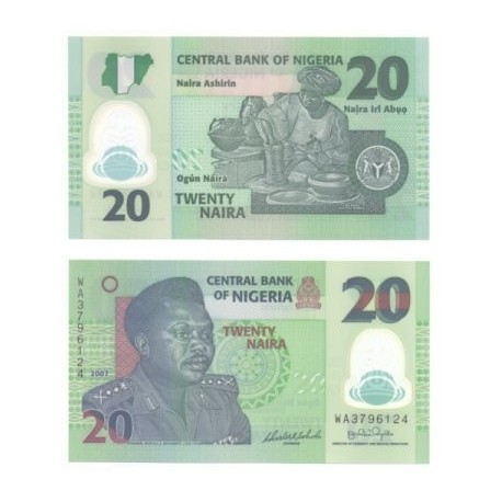 Nigeria. 2007. 20 Naira (SC)