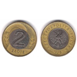 (Y283) Polonia. 1995. 2 Zlote (MBC)