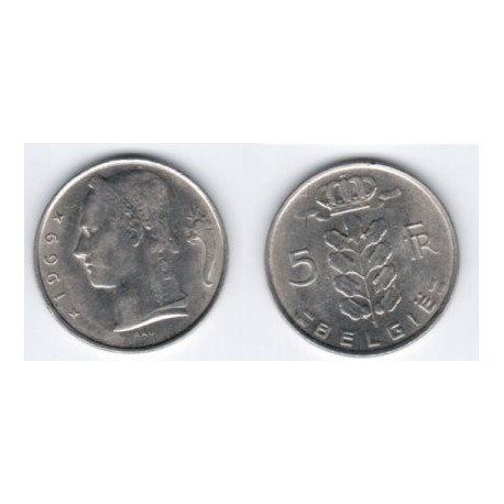 (135.1) Belgica. 1969. 5 Francs (EBC)