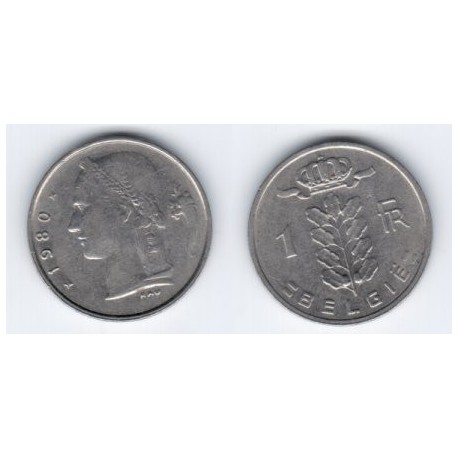 (143.1) Belgica. 1980. 1 Franc (MBC)