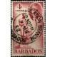 Barbados. 4 Cents. Nelson