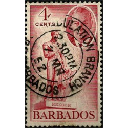 Barbados. 4 Cents. Nelson