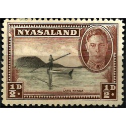 Nyasaland. 1943. ½ Pound. Lake Nyasa