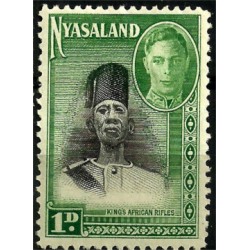 Nyasaland. 1945. 1 Pound. King African Rifles