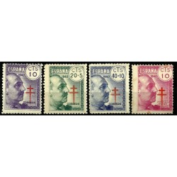 (936 a 939) 1940. Serie Completa. Pro Tuberculosos