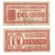 Tarragona [1937] Billete de 10 Cèntims (MBC)