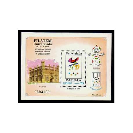 (3648) 1999. 185 Pesetas. Filatem - Universidad Palma