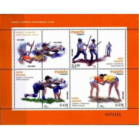 (4426) 2008. 3x 0,43 Euro. Juegos y deportes tradicionales