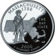 (305) Estados Unidos de América. 2000(D). Quarter Dollar (SC) Massachusetts