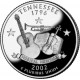 (331) Estados Unidos de América. 2002(D). Quarter Dollar (SC) Tennessee