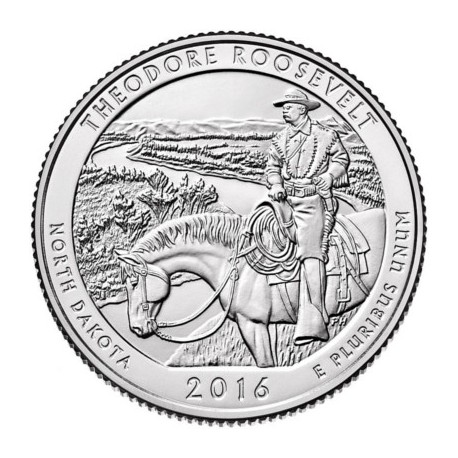 Estados Unidos de América. 2016(D). Quarter Dollar (SC) Shawnee