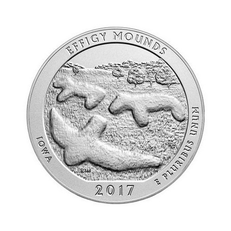 Estados Unidos de América. 2016(D). Quarter Dollar (SC) Shawnee