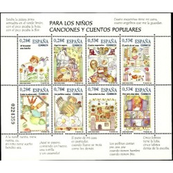 (4154) 2005. 3x 0,28, 3x 0,53, 2x 0,78 Euro. Para los niños. Canciones y cuentos populares