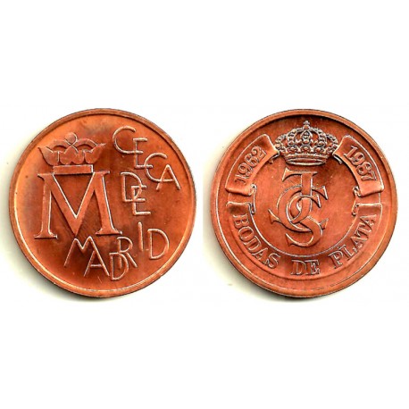 Medalla E-87. Bodas de Plata 1962-1987. Ceca de Madrid