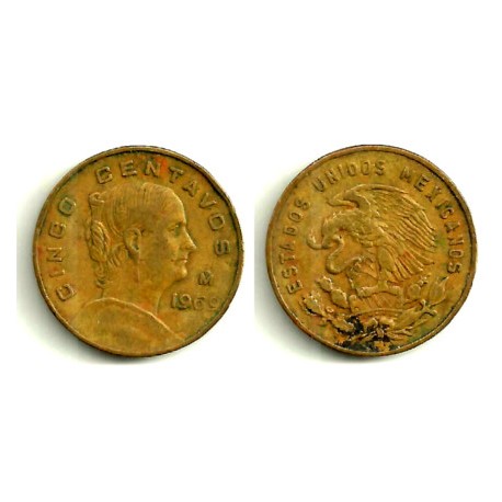 (426) Estados Unidos Mexicanos. 1969. 5 Centavos (MBC)