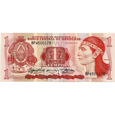 (68c) Honduras. 1989. 1 Lempira (SC)