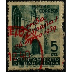 (22) Exposición Internacional de Barcelona. 1939. 5 Céntimos