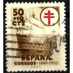 (1068) 1949. 50 + 10 Céntimos