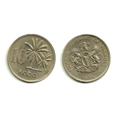 (10.1) Nigeria. 1976. 10 Kobo (EBC)